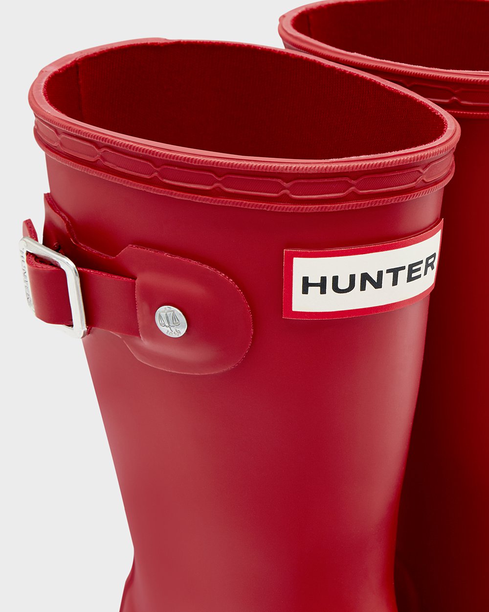 Kids Hunter Original Little - Rain Boots Red - 5924-VNHZB